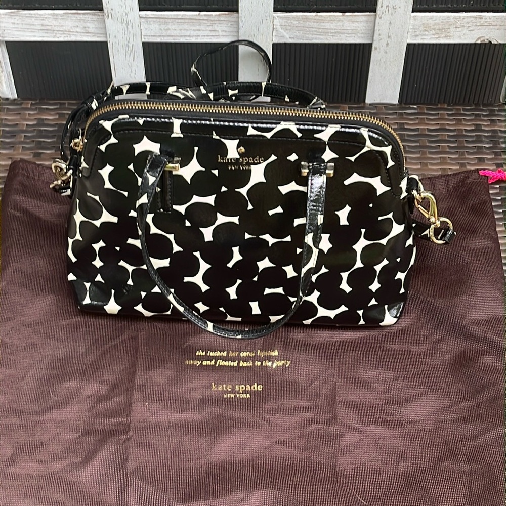 Kate Spade Black and White Purse